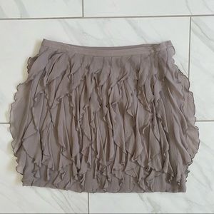 Club Monaco 100% silk mini skirt
